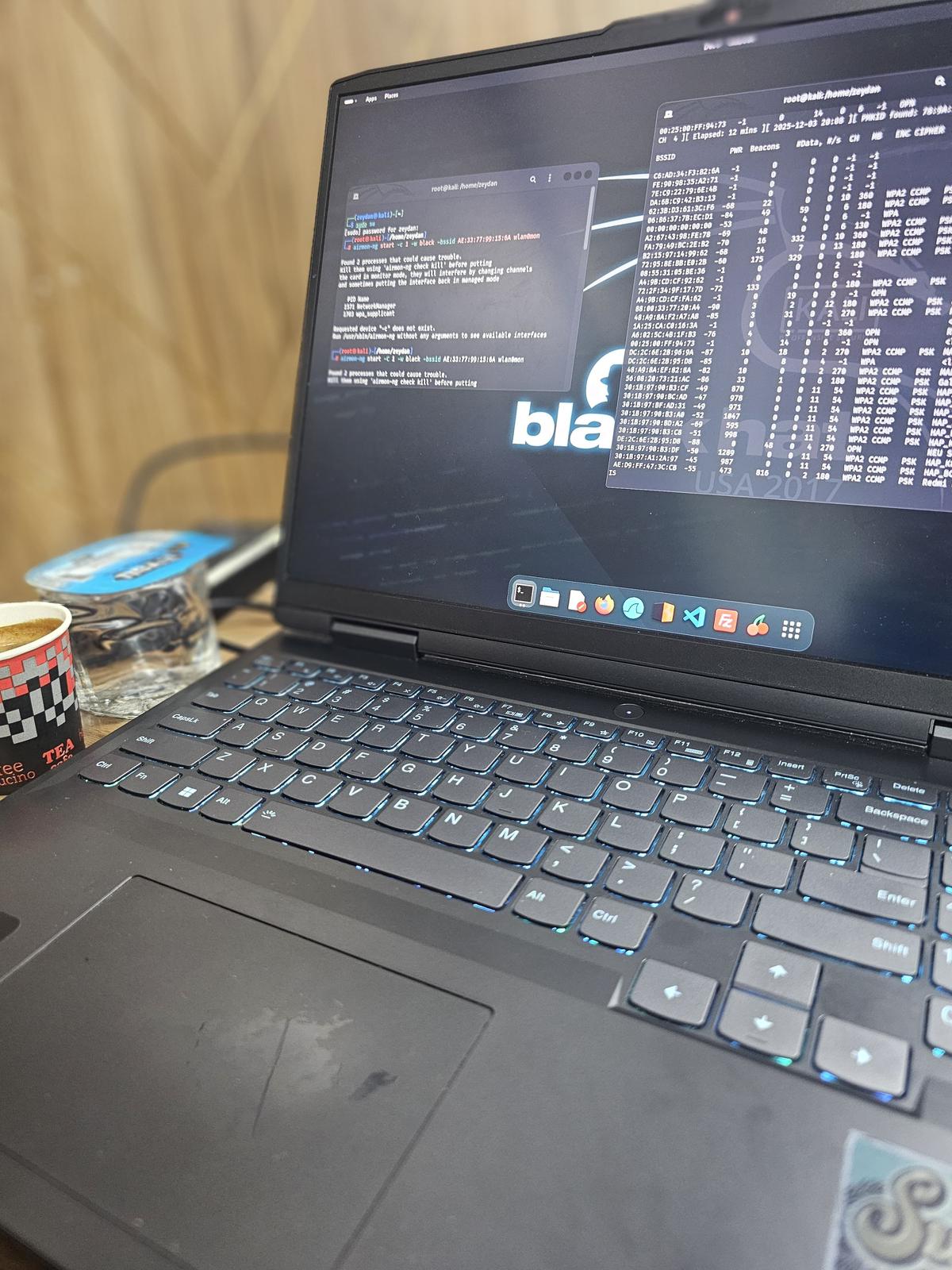 Airmon-ng WPA2 Bruteforce