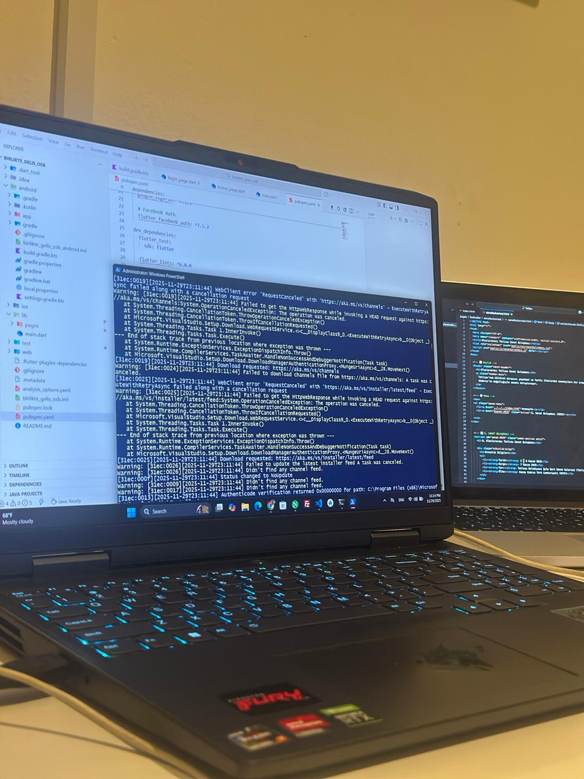 Flutter Mobil Uygulama